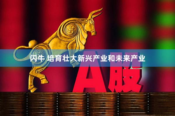 闪牛 培育壮大新兴产业和未来产业