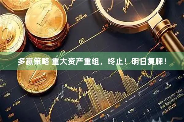多赢策略 重大资产重组，终止！明日复牌！