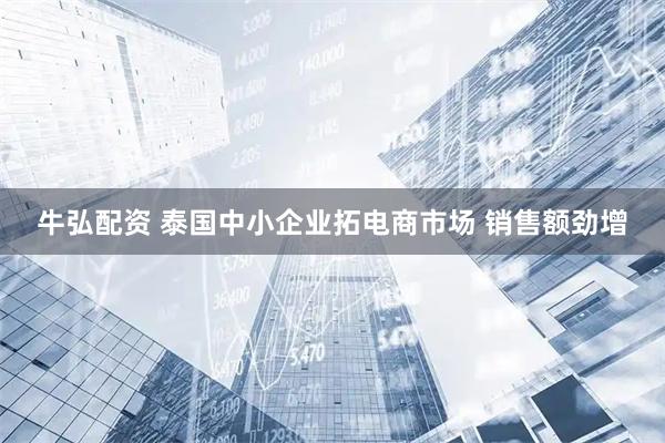 牛弘配资 泰国中小企业拓电商市场 销售额劲增